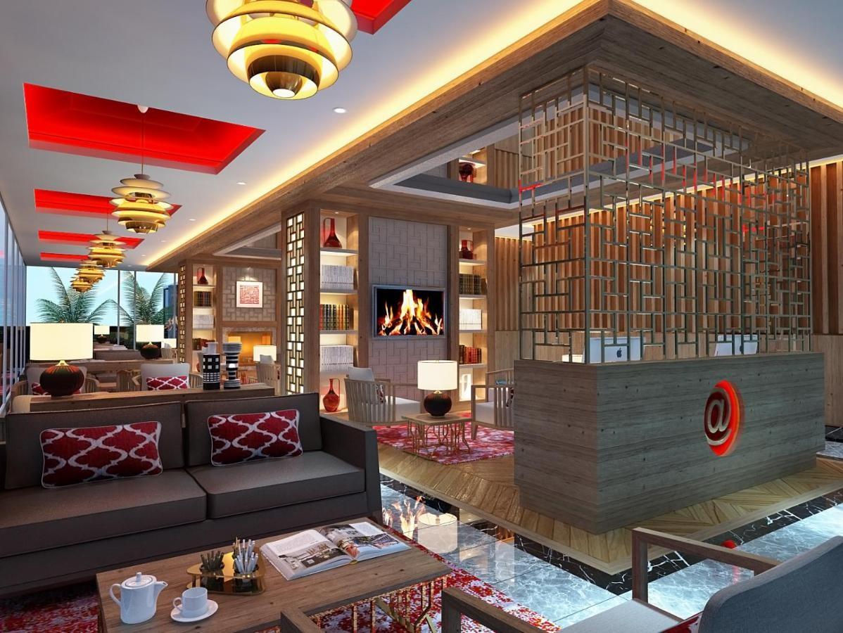 Moevenpick Hotel Istanbul Asia Airport Exterior foto 3D rendering of a restaurant interior